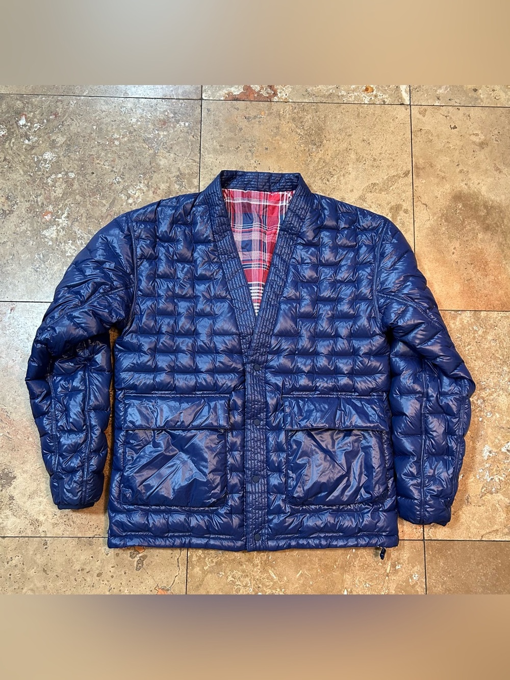 KITH Adidas Terrex Reversible Duck Down Puffer Jacket Kimono Mens M